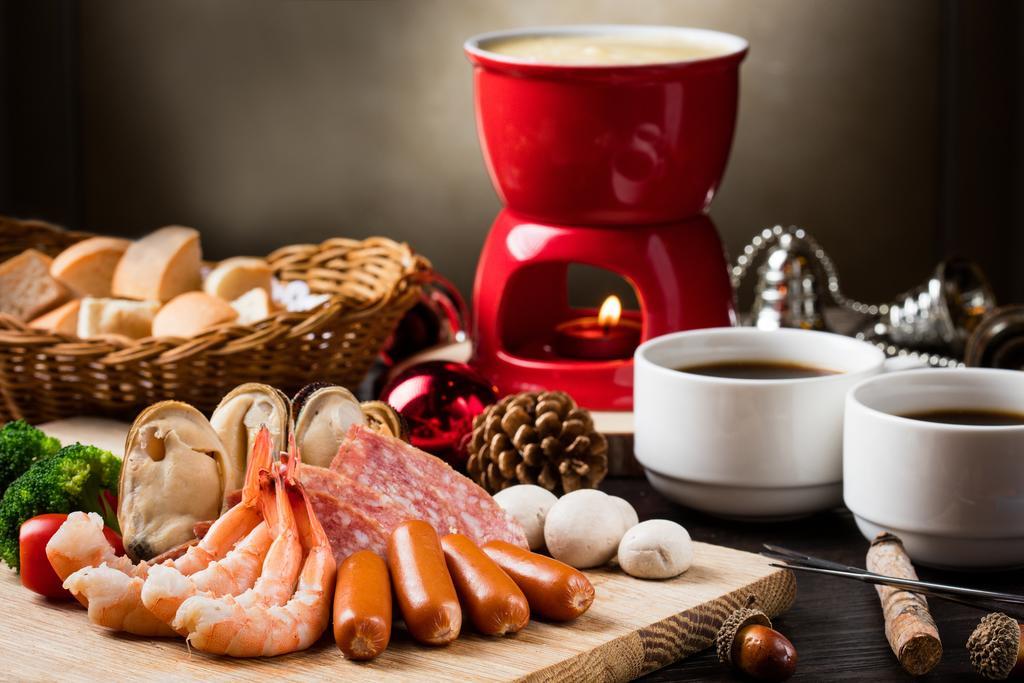 New Orient Landmark Hotel Macao Exteriér fotografie A fondue set